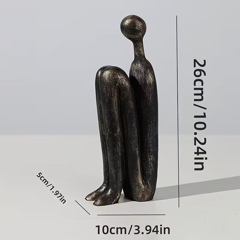 Lureto Zestaw 2 podpórek do książek w kształcie ludzi